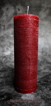 Hexenshop Dark Phönix Durchgefärbte Altarstumpenkerze Rot ø 60 x 180 mm